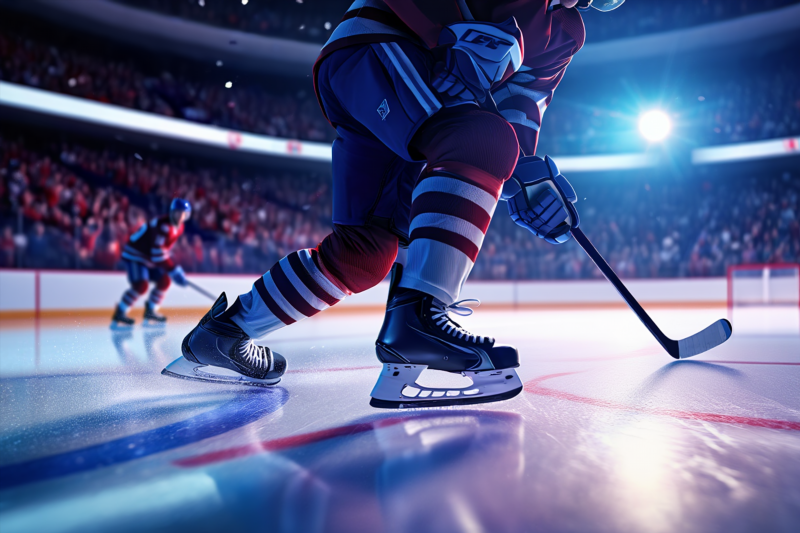 Hockey Art Reveals How Speed and Elegance Create Stunning Plays